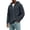 Gray, variant on Men Corduroy Hoodie Jacket Quarter Zip Long Sleeve Sweatshirts with Patch Pocket,Lightweight Breathable Fall Winter Daily Outing Wear,Green,L