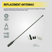 Scosche RMA900 Universal 13” Rubber Mast Car Radio Antenna Fits Domestic and Import Vehicles