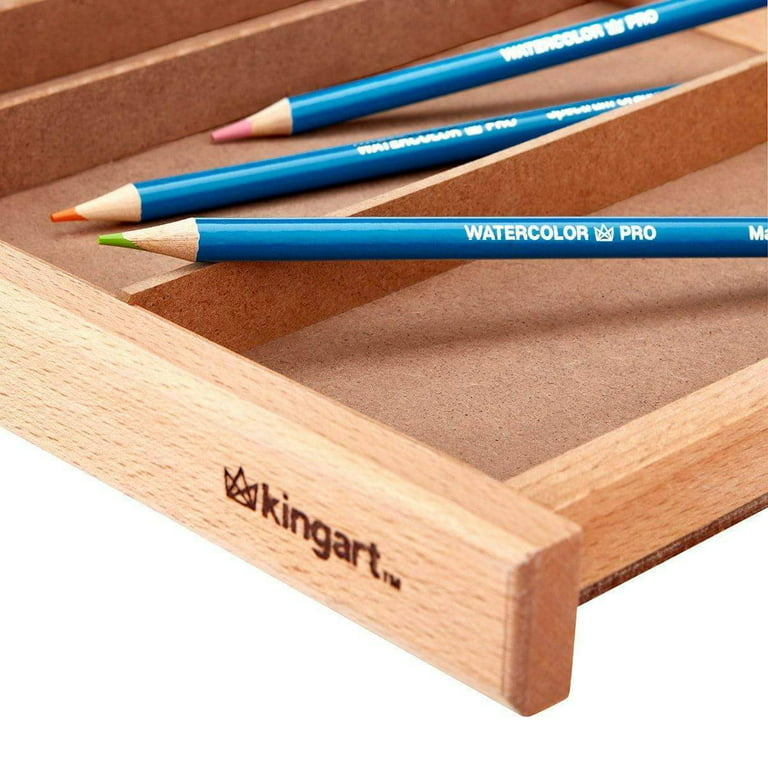 U.S. Art Supply 6 Drawer Wood Artist Supply Storage Box - Pastels, Pencils,  Pens, Markers, Brushes - Walmart.com