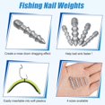 thumbnail image 2 of FZC-Poids de Pêche pour Ongles - 50 Pcs Poids de Ver Wacky Insert Lessers Poids de Pêche pour Ongles Leurres de Ver Doux Neko Rig Wacky Rig Pêche au Bar, 2 of 4