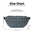 thumbnail image 3 of Naloa Daisy Floral B Print Running Belts for Men Women,Running Fanny Pack with 2-Zipper Pockets,Waterproof Waist Pack for Travel Hiking Running Outdoor Sports, 3 of 8