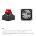 thumbnail image 4 of Riwesomey Coche Auto 12V-60V 100A-300A RV Barco marino Selector Aislador Desconexión Interruptor giratorio Corte Bombillas para automóviles, 4 of 6
