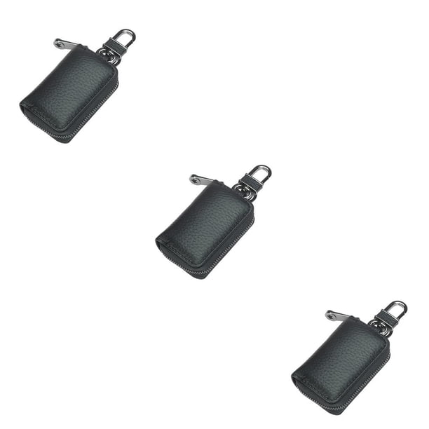 Cartera de cuero Qarigey retro Llavero portátil Monedero Organizador de tarjetas de crédito