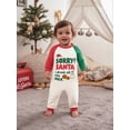 thumbnail image 5 of BemeyourBBs Christmas Baby Boy Outfit Sorry Santa I Drink All the Milk Romper Long Sleeve Letter Print Newborn Jumpsuit Xmas Clothes, 5 of 9