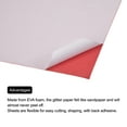 thumbnail image 5 of Uxcell Glitter EVA Foam Sheets Red Self Adhesive Back 15.7 x 11.8 Inch 1.6mm Thickness for Crafts DIY 5 Pack, 5 of 6
