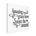 thumbnail image 3 of Canvas Wall Art - Jean Plout 'Christian Typography E' Wall Art for Living Room, Bedroom, or Office Décor by Trademark Fine Art - 24 x 24 Inches, 3 of 4