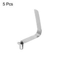 thumbnail image 3 of Unique Bargains 5pcs Single Button Kayak Paddle Snap Spring Clip 39mmx5.9mm V Shaped Hollow Lift Telescopic Locking Pole Clips, 3 of 5