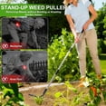thumbnail image 4 of Stand Up Weed Puller Tool - 44" Long Handle with 4 Steel Claws, No Bend No Kneel Weeding, Heavy Duty Root Remover for Lawn & Garden, Chemical Free, Easy Storage, 4 of 6