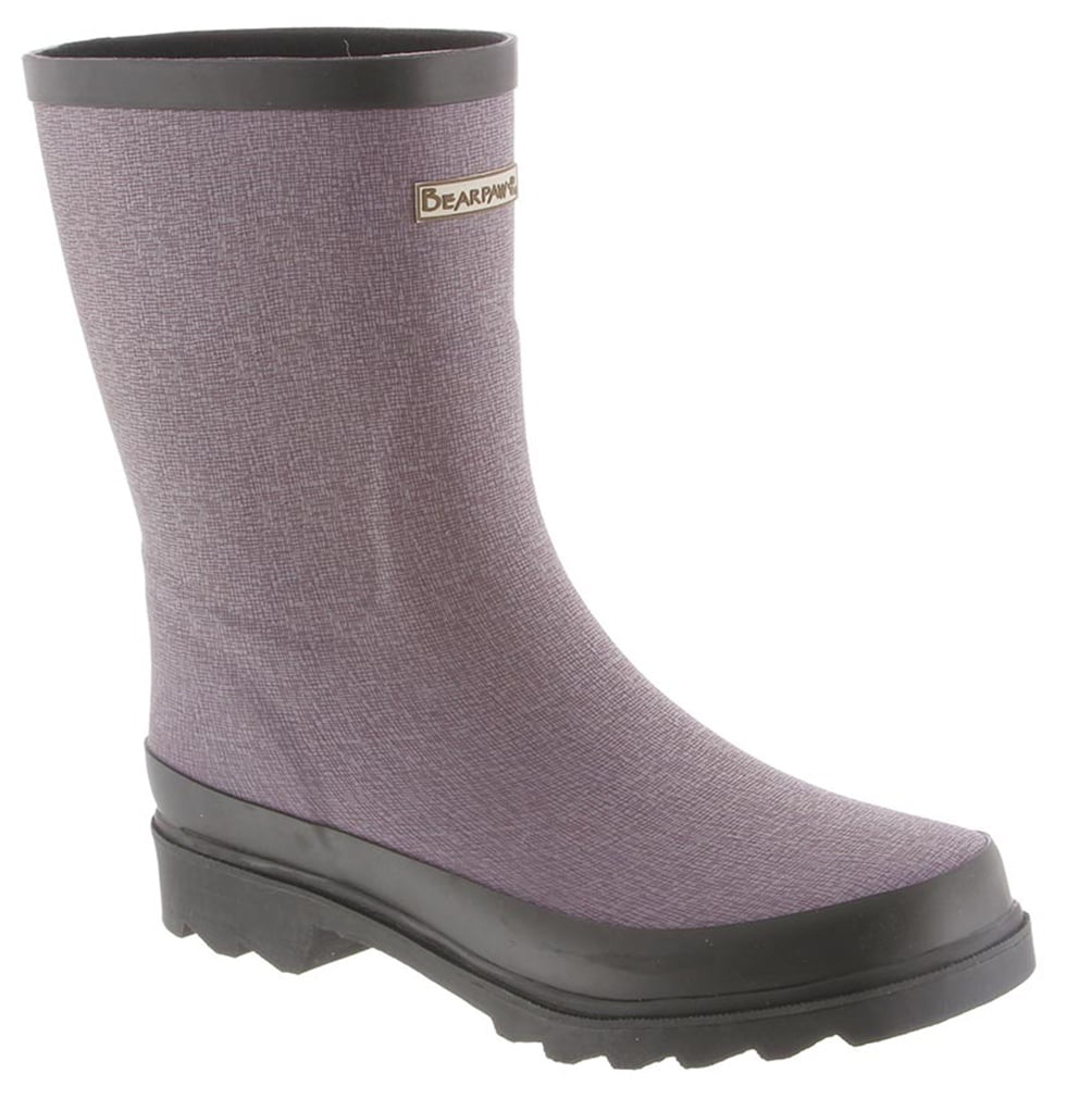 Bearpaw Women's Peggy Rain Boot Purple 