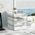thumbnail image 4 of 4-Tier Paper Organizer for Desk, Stackable Desk Organizer Paper Tray, 4 of 8