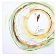 thumbnail image 3 of Ganz Watercolor Coaster Set - Four Coasters 4 Inch, Ceramic - Love Hope Peace Grace Mx188798, 3 of 4