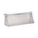 thumbnail image 1 of Estuche transparente de malla con cremallera para lápices – Bolsa de papelería ligera de nailon para material de oficina, almacenamiento de viaje y organización diaria., 1 of 6