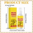 thumbnail image 4 of 2 in 1 Anti Rust Lubricant Spray & Remover, Fast Acting Metal Penetrant, Rust Dissolver for Vehicles Tools Chains, Protective Lubricant (3.4 Fl Oz), Two Multi-Purpose Rust Removers, 4 of 5
