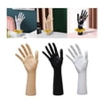 thumbnail image 4 of Mannequin Hand Jewelry Display Holder Stand Long Arm Support Organizer Hand Manquin for Chain Watch Bangle home shop Decor A-Black, 4 of 6