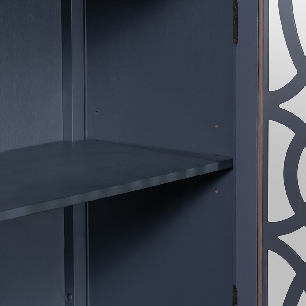 Kepooman Wood Accent Kitchen Buffet Sideboard, Entryway Serving Storage Cabinet with oors and Adjustable Shelf-Dining Room Console Living Room, Navy Blue Kepooman Wood Accent Kitchen Buffet Sideboard, Entryway Serving Storage Cabinet with oors and Adjustable Shelf-Dining Room Console Living Room, Navy Blue