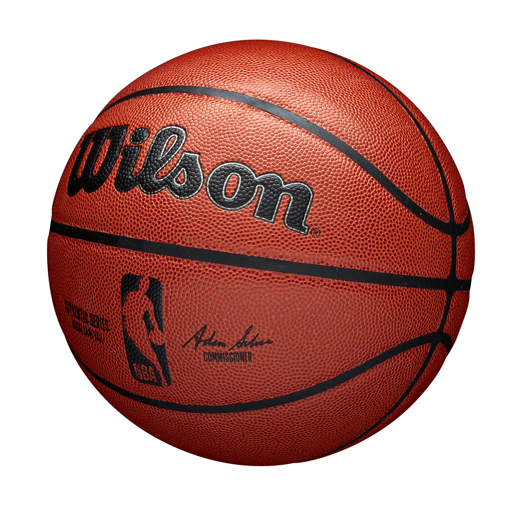 Wilson NBA Authentic Indoor Competition Basketball, Brown, 29.5 in. - image 5 of 6