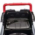 thumbnail image 6 of Xuanlur 12V 4.5AH Ride on UTV for Kids, Electric Car w/Parents Control & App Control, 25W*2 Motors Battery Powered w/Slow Start, Swing Function, Lights, Music, Ride on Toy for Kids Aged 3-6, Red, 6 of 7