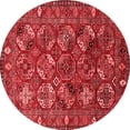 thumbnail image 1 of Ahgly Company Indoor Round Oriental Red Industrial Area Rugs, 8' Round, 1 of 4