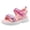 Red, variant on Toddler Sandals for Girl Beach Slides for Girls Summer New Pink Love Princess Shoes for Girls Sports Sandals