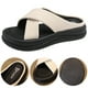 thumbnail image 5 of Sandalias Planas para Mujer Entrecruzadas Antideslizantes Transpirables Suaves Fiestas Y, 5 of 9