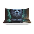 thumbnail image 3 of Michael Myers Halloween 3 Pcs Bed Sheets Set Breathable Duvet Cover with 2 Pillow Sham Soft All Seasons Bedding Set 102"x90", 3 of 8