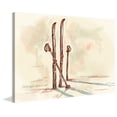 thumbnail image 2 of Marmont Hill - "Skis" by Marie-Eve Pharand Painting Print on Wrapped Canvas, 2 of 5