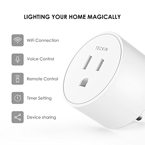 Teckin Smart Plug Wifi Mini Socket Compatible With Alexa Google Home Timer Function Etl And Fcc Certified No Hub Walmart Canada Teckin Smart Plug Wifi Mini Socket Compatible With Alexa Google Home Timer Function Etl And Fcc Certified No Hub Walmart Canada