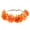 Orange, variant on MSJUHEG Headband Party Headwear Tea Party Headband Tea Hat Suitable for Weddings Feather Headband Flower Crowns for Women Floral Headdress for Women Flapper Headpiece Blue One Size