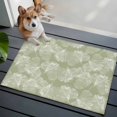 thumbnail image 4 of Sage Green Leaves Bathroom Mat 2x3 FT, Non Slip Small Kitchen Mat, Vintage Abstract Art Botanical Washable Soft Backed Front Door Throw Rug Non-Shedding Indoor Outdoor Doormat for Entryway Sink, 4 of 9