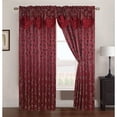 thumbnail image 3 of RT Designers Collection PNB10605 Brenda Jacquard 54 x 84 in. Rod Pocket Curtain Panel with Attached 18 in. Valance, Beige, 3 of 5