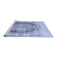 thumbnail image 2 of Ahgly Company Machine Washable Indoor Rectangle Oriental Blue Industrial Area Rugs, 4' x 6', 2 of 4
