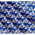 thumbnail image 3 of Soimoi Blue Cotton Cambric Fabric Banana & Fresh Decor Fabric Printed Yard 56 Inch Wide, 3 of 7
