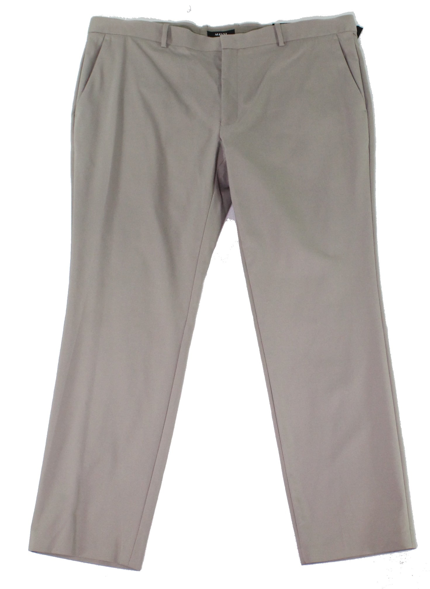 Alfani Men's SlimFit Stretch Pants, Grey, 36Wx32L