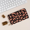 thumbnail image 6 of Leather Thin Slim Wallets for Women Men - Shrimp No.9042 Clutch Card Wallet for Women Men with Zipper, 6 of 7