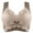 Khaki, variant on Plus Size Bras for Womens,Women's Bra, Women Bras Plus Size Lace Comfortable Breathable Anti-exhaust Base Solid Non-Steel Ring Underwear