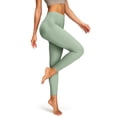 thumbnail image 5 of No Front Seam Yoga Leggings for Women - 22" / 23" High Waist Buttery Soft Lounge Yoga Pants Mint Green L, 5 of 6