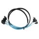 thumbnail image 4 of Cable 4 SATA A 4 SATA, Compatible Con Hot Swap Mini SAS Cable Blindaje De Doble Grupo Para La Placa Base De La Computadora ANGGREK 1 m/3,3 pies, 4 of 8