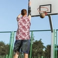 thumbnail image 5 of Pofeuu Orchids Flowers Print Basketball Jersey, Shirts for Men Youth Basketball Jersey Crew Neck-XX-Large, 5 of 6