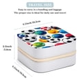 thumbnail image 3 of Football Travel Portable Square Jewelry Box Earring Necklace Bracelet Organizer Holder Display Case Decorative Stand Storage Box, 3 of 7
