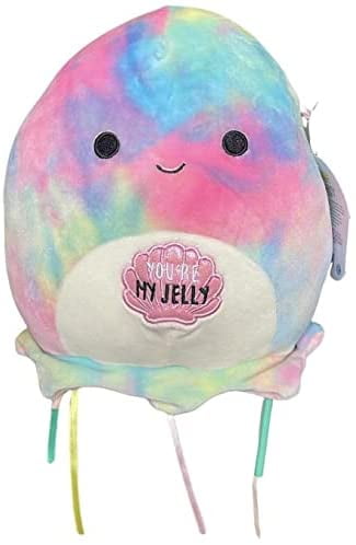 Squishmallow Janet The Jellyfish Tie Dye 11 Inch Kellytoy Marshmallow Soft Plush for sale online 