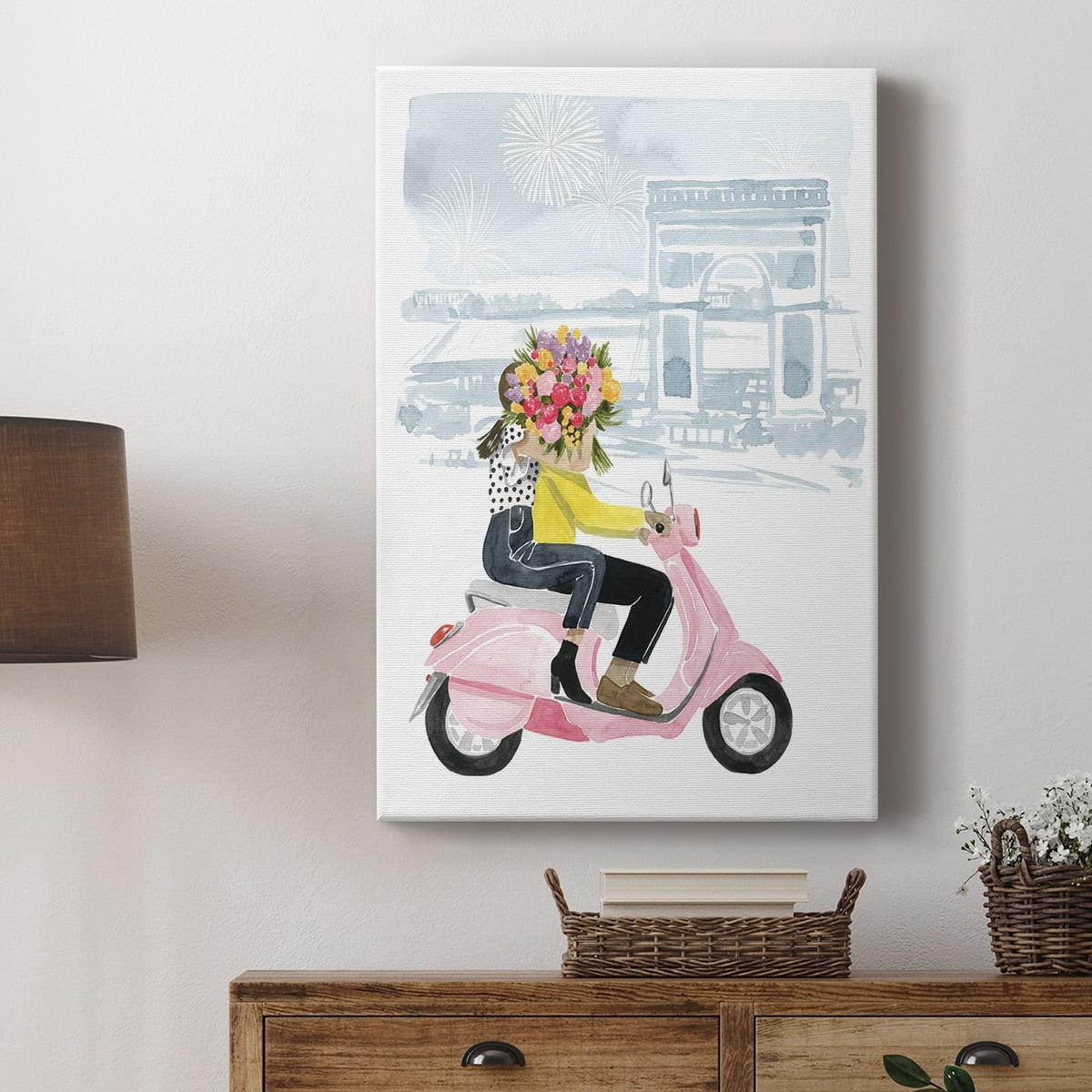 Paris in Love I Premium Gallery Wrapped Canvas - Ready to Hang