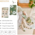 thumbnail image 3 of 5 Pairs Vintage Floral Crew Socks for Women, Soft Cotton Embroidered, Cottagecore Ruffle Socks for Casual & Dress Wear, 3 of 7