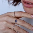 thumbnail image 4 of Gold Plated Geometric Cluster Ring For Women Silver Base Electroplated Intricate Design Fashion Jewelry Wear Everyday, 4 of 5