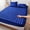 Blue, variant on Soft Breathable Mattress Topper with Deep Pocket, Waterproof Mattress Protector for Bedroom, Dorm, Hotel