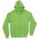 thumbnail image 2 of Sudadera Hoodie Unisex, Verde, con Capucha y Cangurera, Cierre, Casual, Abrigo, Chamarra, Cremallera, 2 of 4