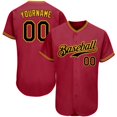 thumbnail image 1 of 2024 Nuevo uniforme de béisbol personalizado de de Amazon Fans Jersey con alfabeto Cárdigan con botones con impresión digital 3D, 1 of 4