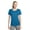 Blue Wake Heather, variant on Sport-Tek Scoop Neck Tee (LST360) Blue Wake Heather, 2XL