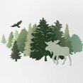 thumbnail image 2 of CafePress - Moose In The Forest - Adjustable Unisex Printed Trucker Hat with Mesh Back, 2 of 10
