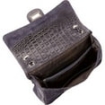 thumbnail image 3 of Alligator Print Italian Leather Two Tone Shoulder Bag by SHARO, 3 of 3