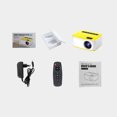 thumbnail image 3 of Moobody Mini Portable Projector Wireless Wired LED Projector Movie Support for Phone USB Display Compatible with IOS Android System Support 110inch 1080P Built-in Speaker with Remote Control for Hom, 3 of 7